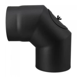 Bogen 90° Mit Reinigungsverschluß Zweimal Abgewinkelt - 130 Mm Ø