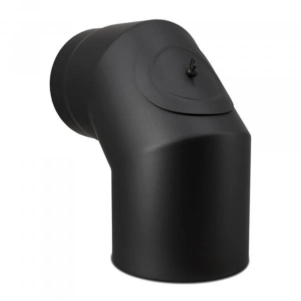 Bogen 90° Mit Reinigungsverschluß Zweimal Abgewinkelt - 150 Mm Ø 4 Bogen 90° Mit Reinigungsverschluß Zweimal Abgewinkelt - 150 Mm Ø – Bild 2