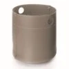 Giro Designer Holzkorb Taupe Aus Regeneriertem Leder Mit Rollen -Heizungsanlagen Giro Taupe holzkorb korb web1 1280x1280