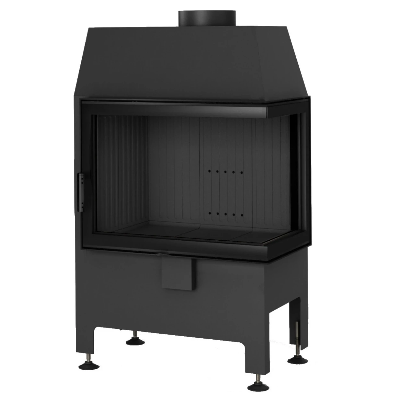 Heatro 55P Black Eck-Kamineinsatz 9kW Rechtsverglast 3 Heatro 55P Black Eck-Kamineinsatz 9kW Rechtsverglast