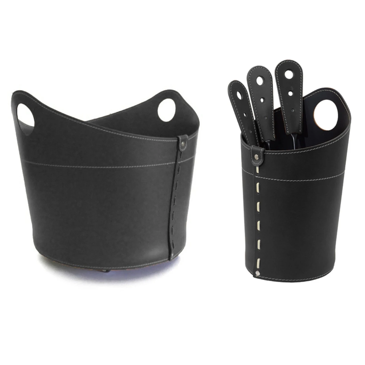 Incad Designer Kaminbesteckset Und Holzkorb Schwarz 3 Incad Designer Kaminbesteckset Und Holzkorb Schwarz