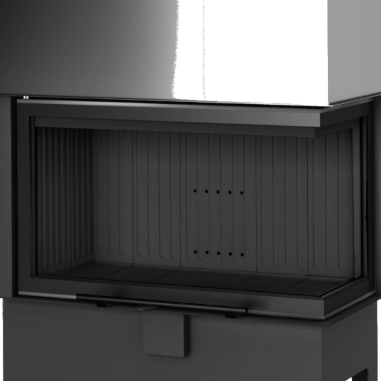 Heatro 69PH Black Eck-Kamineinsatz Mit Hebetür 11kW Rechtsverglast 4 Heatro 69PH Black Eck-Kamineinsatz Mit Hebetür 11kW Rechtsverglast – Bild 2