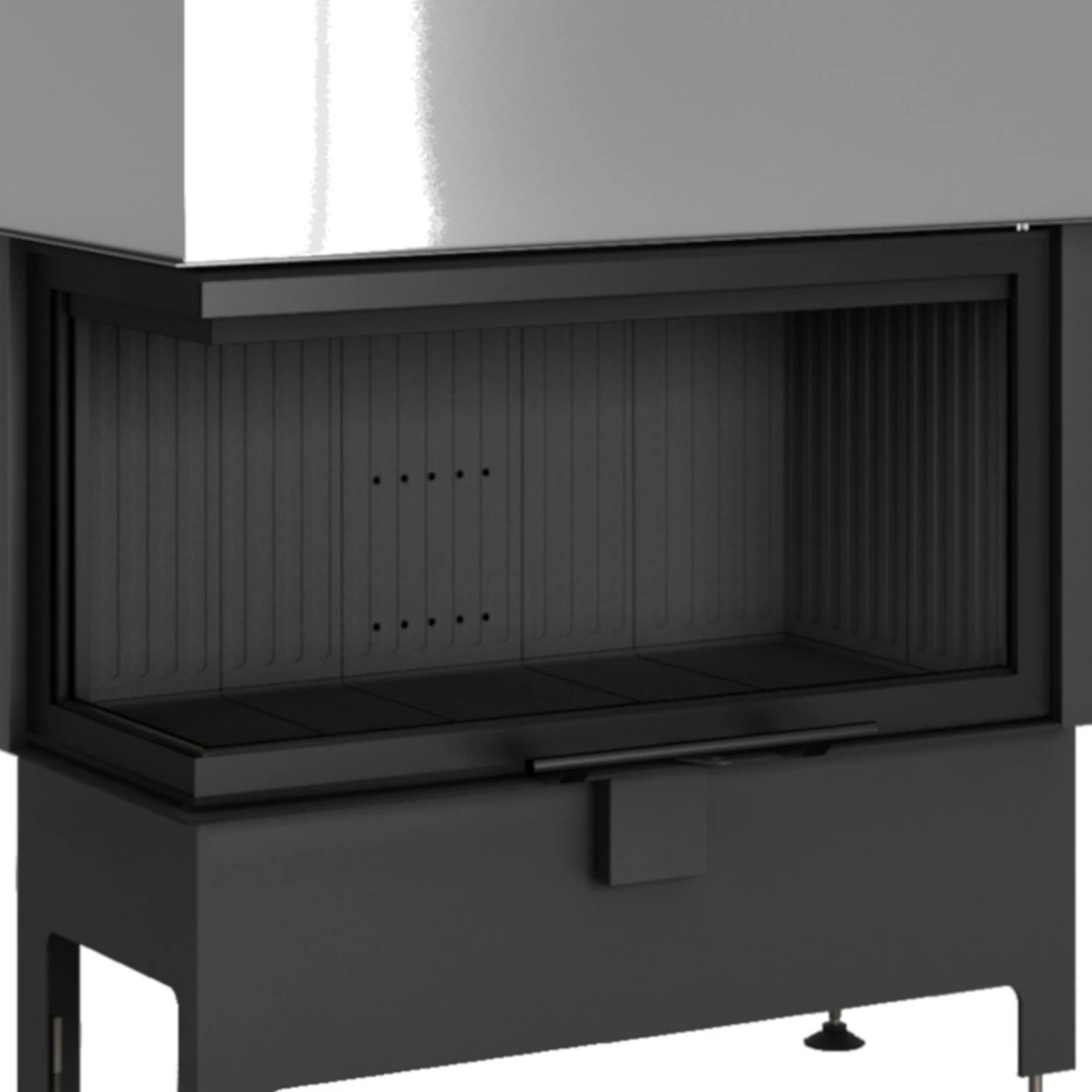 Heatro 81LH Black Eck-Kamineinsatz Mit Hebetür 12kW Linksverglast 4 Heatro 81LH Black Eck-Kamineinsatz Mit Hebetür 12kW Linksverglast – Bild 2