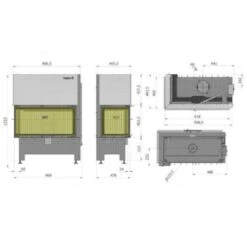 Heatro 81LH Black Eck-Kamineinsatz Mit Hebetür 12kW Linksverglast 11 Heatro 81LH Black Eck-Kamineinsatz Mit Hebetür 12kW Linksverglast -Heizungsanlagen Kamineinsatz Hajduk Heatro 81LH Masszeichnung 1280x1280