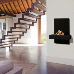 Quero Design Bioethanol Kamin Schwarz Keramik Brenner -Heizungsanlagen Quero black stahl web 1280x1280