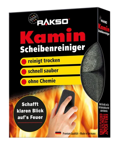 Rakso Kamin-Scheibenreiniger / Kaminglasreinger / Ofenglasreiniger- 2 Stück 3 Rakso Kamin-Scheibenreiniger / Kaminglasreinger / Ofenglasreiniger- 2 Stück