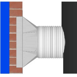CB Schornstein Anschlussstutzen – Für Separaten Schacht Eckig Auf Rund -Heizungsanlagen afrsvsss150vz anschlusschema 1280x1280