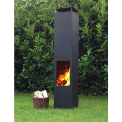 Outdoor/Garten Kamin Amayo XL Schwarz -Heizungsanlagen amayo black web2 1280x1280