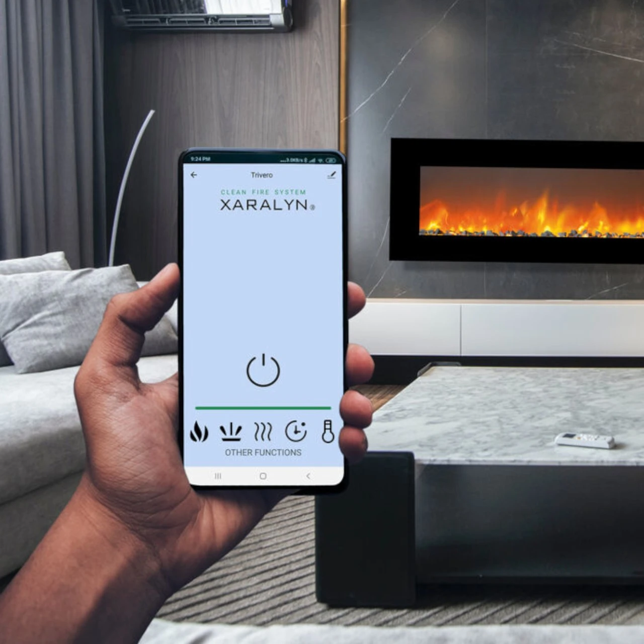 Trivero 240 SMART LED Wandkamin Einbaukamin 7 Trivero 240 SMART LED Wandkamin Einbaukamin – Bild 5