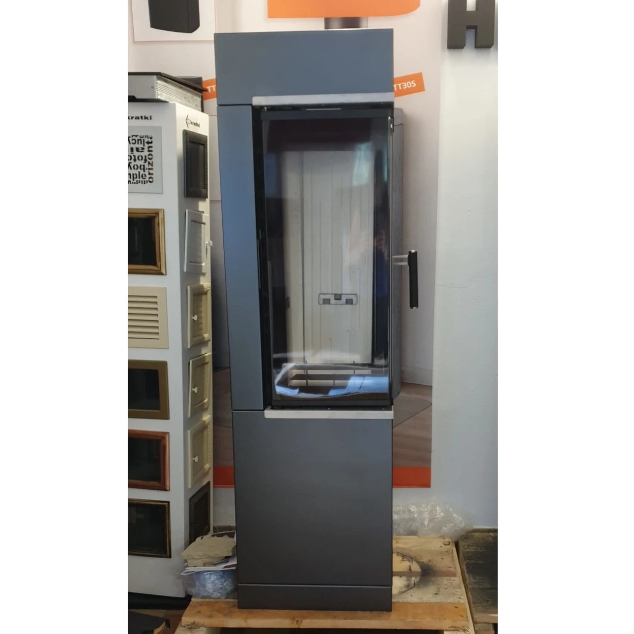 Ausstellungsstück Designer Eck-Kaminofen Aries 3E 6kW 4 Ausstellungsstück Designer Eck-Kaminofen Aries 3E 6kW – Bild 2