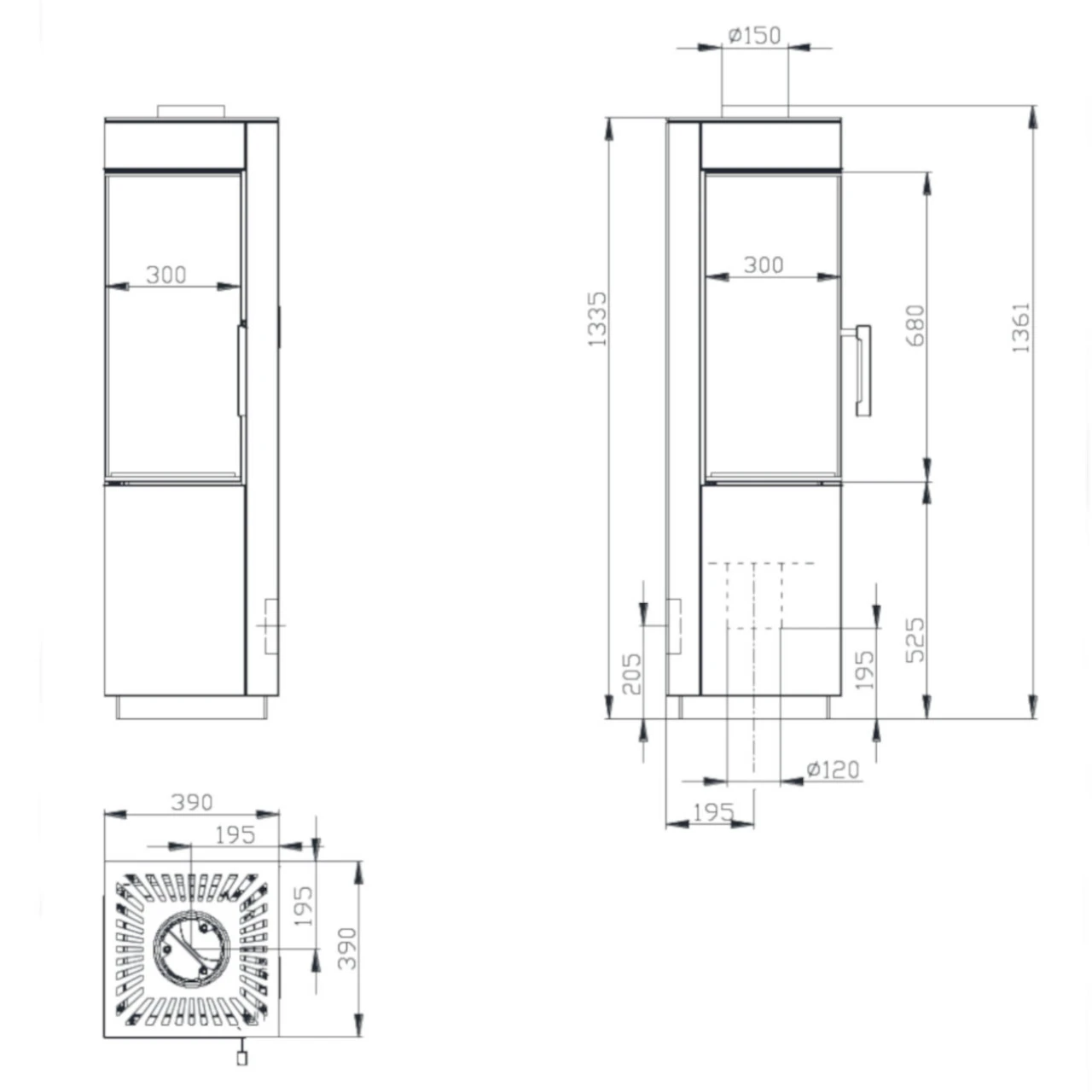 Ausstellungsstück Designer Eck-Kaminofen Aries 3E 6kW 11 Ausstellungsstück Designer Eck-Kaminofen Aries 3E 6kW – Bild 9