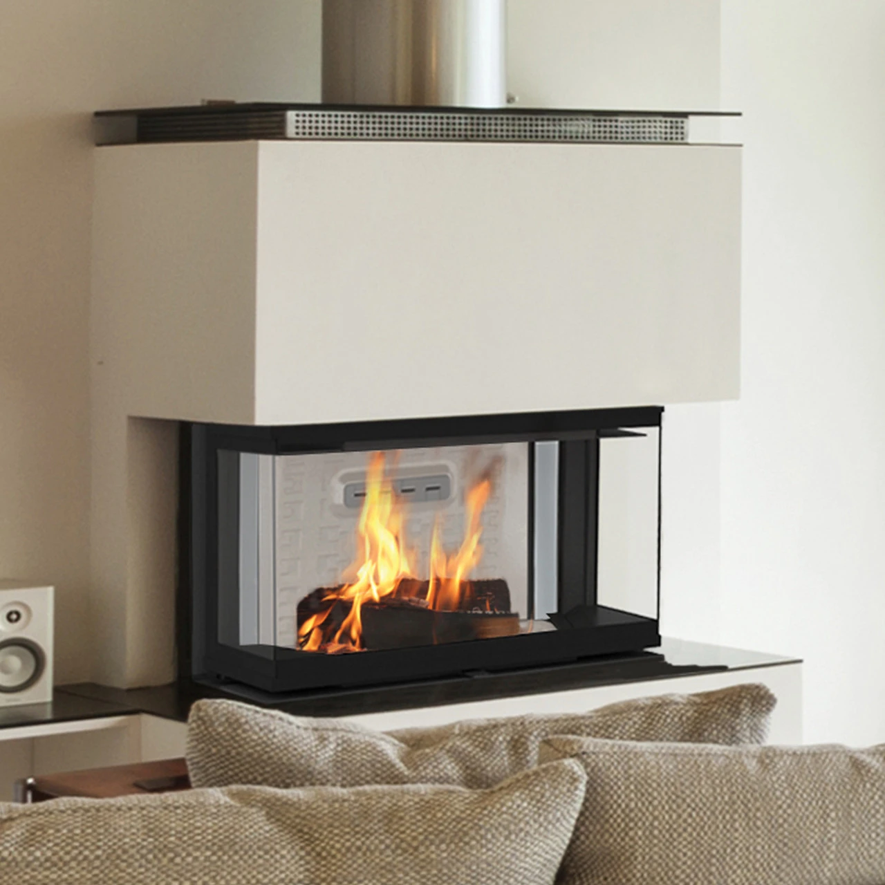 Therm 6C Panorama Kamineinsatz 6kW 4 Therm 6C Panorama Kamineinsatz 6kW – Bild 2