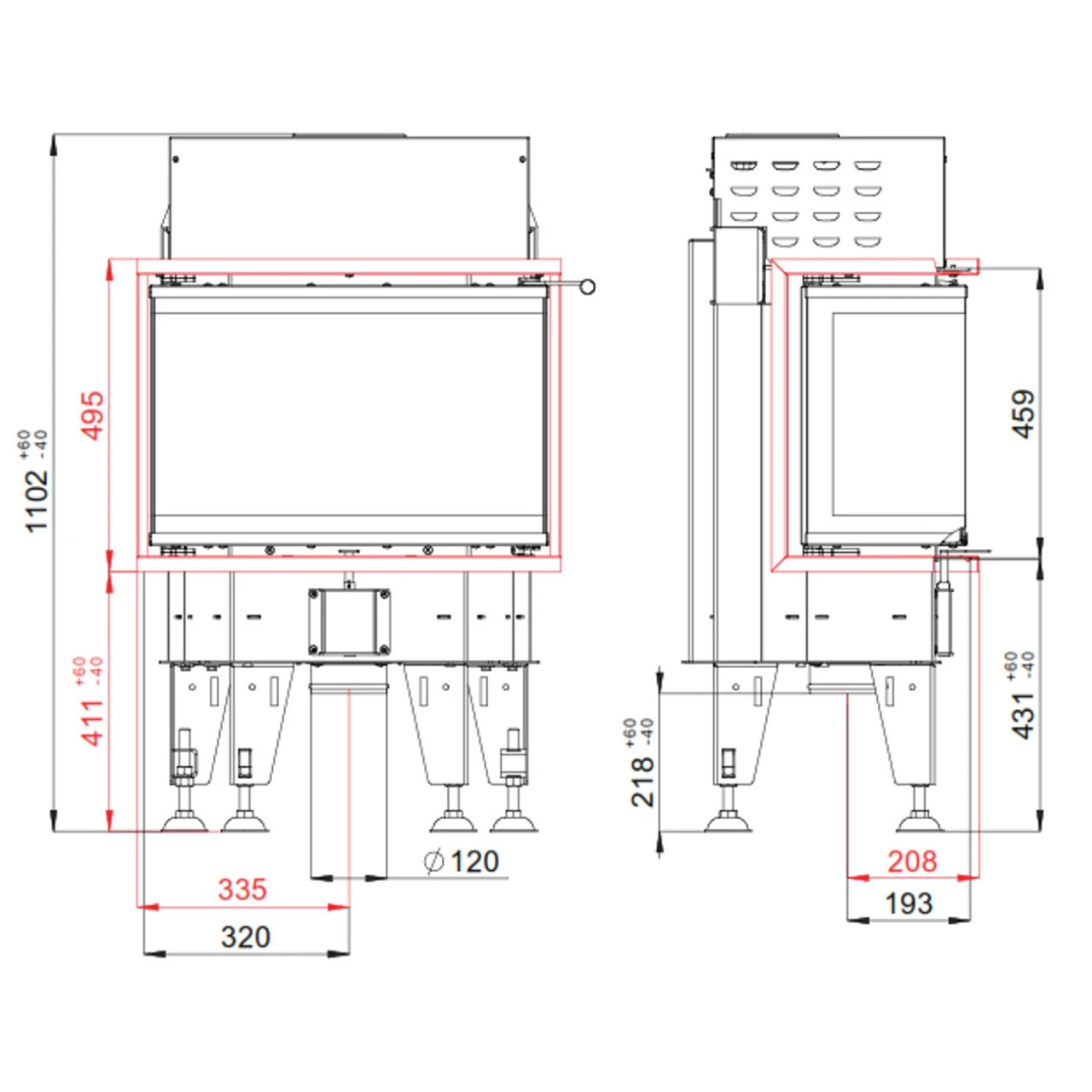 Therm 6C Panorama Kamineinsatz 6kW 6 Therm 6C Panorama Kamineinsatz 6kW – Bild 4