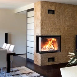 Therm V7CL Eck-Kamineinsatz Links 7kW Hebetür -Heizungsanlagen bef therm v7cl int3 1280x1280