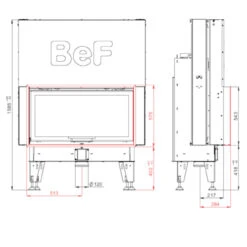 Therm V10 Panorama Kamineinsatz Hebetür 13kW 14 Therm V10 Panorama Kamineinsatz Hebetür 13kW -Heizungsanlagen bef thermv10 masse1 1280x1280