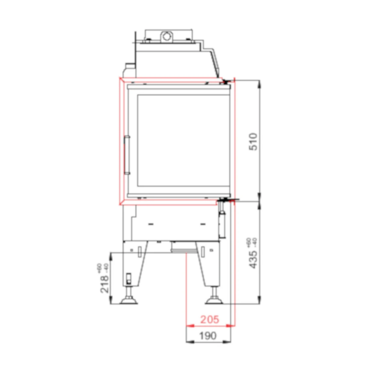 Therm 8CL Eck-Kamineinsatz Links 8kW Schwenktür 4 Therm 8CL Eck-Kamineinsatz Links 8kW Schwenktür – Bild 3