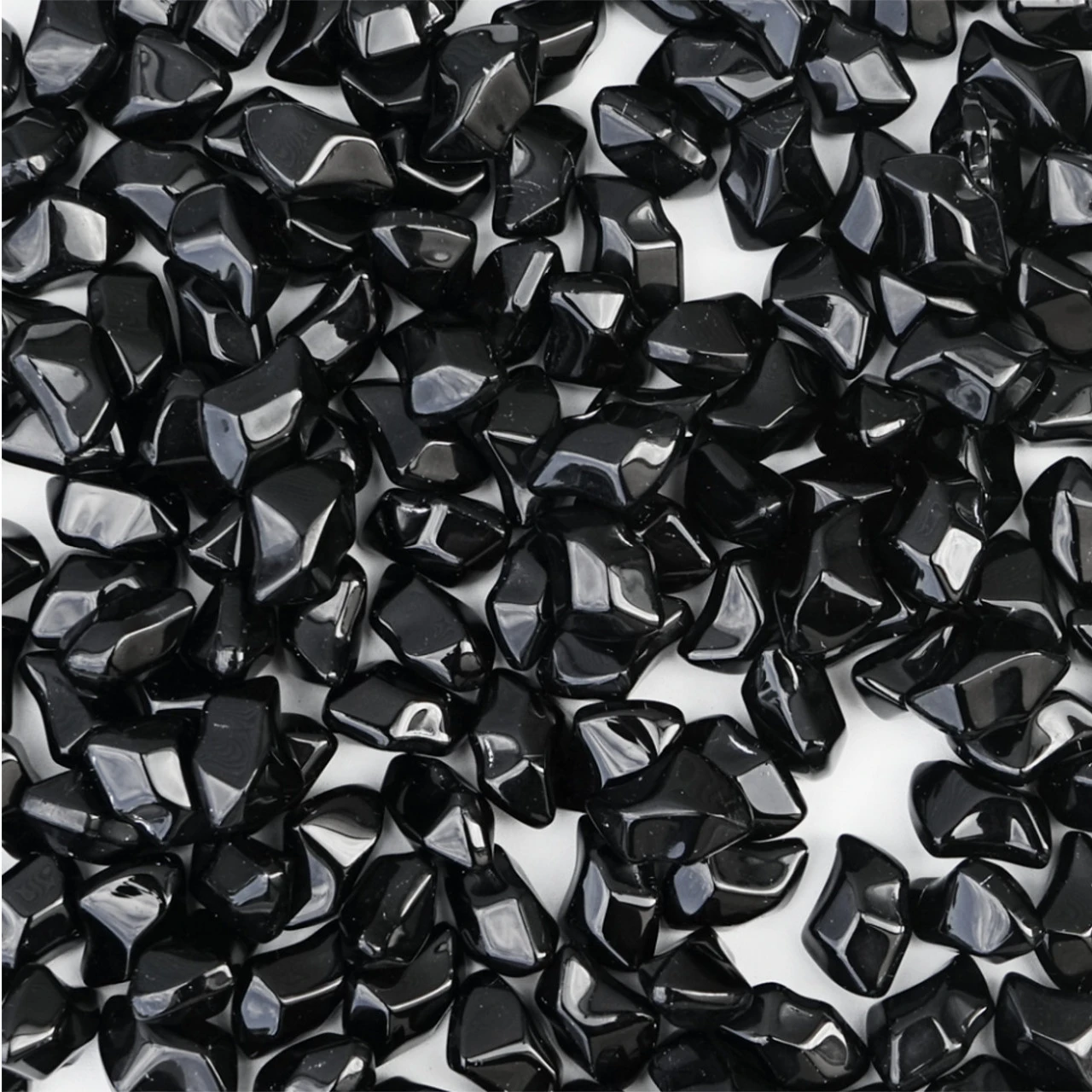 Crystal Schwarz - Dekorative Glassteine Für Bio-/Ethanol-/Gaskamine 6 Crystal Schwarz - Dekorative Glassteine Für Bio-/Ethanol-/Gaskamine – Bild 4