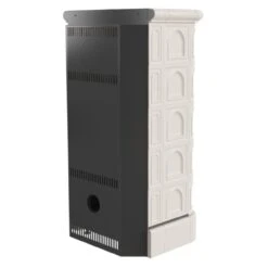 Blanka Kaminbausatz Mit Creme Kacheln 8kW -Heizungsanlagen blanka 8 bausatz kachel beige web3 1280x1280