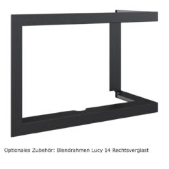 Lucy 12 Warmluft Kamineinsatz Rechtsverglast 12kW 24 Lucy 12 Warmluft Kamineinsatz Rechtsverglast 12kW -Heizungsanlagen blendrahemn opt lucy14 rechts slim 1280x1280