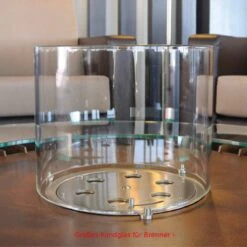 Keramischer Bioethanol Brenner I Rund Optionales Glas - TÜV 21 Keramischer Bioethanol Brenner I Rund Optionales Glas - TÜV -Heizungsanlagen burner I rundglas grossNqvTidEJEL42J 1280x1280