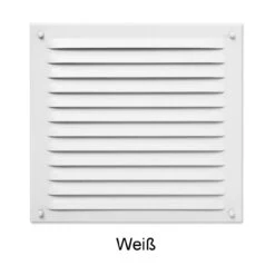 CB-Tec Außenluftgitter Mit Stutzen 23x23cm- Verschiedene Farben/Größen -Heizungsanlagen cb tec aussenluftgitter weiss 1280x1280