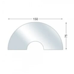 Kaminofen Faro 6KW 180° Panorama Sichtscheibe Mocca -Heizungsanlagen cera design kaminofen faro glasplatte 1280x1280