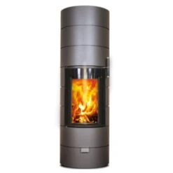 Rondotherm Titan Speicherkaminofen 7KW Grau