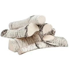 Keramik Holzstücke Für Biokamine 5 Teilig - Birke 10 Keramik Holzstücke Für Biokamine 5 Teilig - Birke -Heizungsanlagen deco birke holz titel3 1280x1280