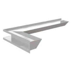 Eckluftleiste LUFT Links 80x40 Cm Weiß -Heizungsanlagen eckluftleiste links weiss 9 6 8x40 web1 1280x1280