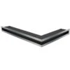 Eckluftleiste LUFT Links 60x40 Cm Geschliffenem Stahl 2 Eckluftleiste LUFT Links 60x40 Cm Geschliffenem Stahl -Heizungsanlagen eckluftleiste luft nl 6 40 edelstahl 1280x1280