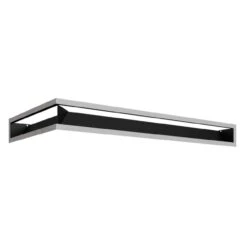 Eckluftleiste LUFT Rechts 40x80 Cm Geschliffener Stahl -Heizungsanlagen eckluftleiste rechts geschliffener stahl 9 6 8x40 web2 1280x1280