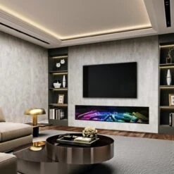 Elektrokamin Club 180E 4in1 Einbaukassette Mit Wärmeleistung -Heizungsanlagen elektro led kamin club 180e element4 web1 1280x1280