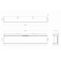 Elektrokamin Club 240E 4in1 Einbaukassette Mit Wärmeleistung 15 Elektrokamin Club 240E 4in1 Einbaukassette Mit Wärmeleistung -Heizungsanlagen element4 240e club elektrokamin dreiseitig masse 1280x1280