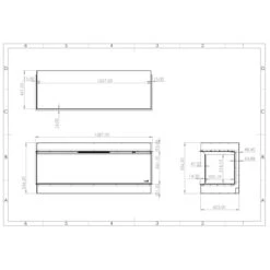 Elektrokamin Ambiance 125E 4in1 Einbaukassette Mit Wärmeleistung -Heizungsanlagen element4 ambiance125e elektrokamin masse1 1280x1280