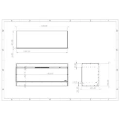Elektrokamin Ambiance 125E 4in1 Einbaukassette Mit Wärmeleistung -Heizungsanlagen element4 ambiance125e elektrokamin masse3 1280x1280