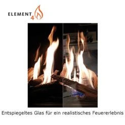Elektrokamin Club 150E 4in1 Einbaukassette Mit Wärmeleistung -Heizungsanlagen entspiegeltes glas electric fires 1280x1280 1