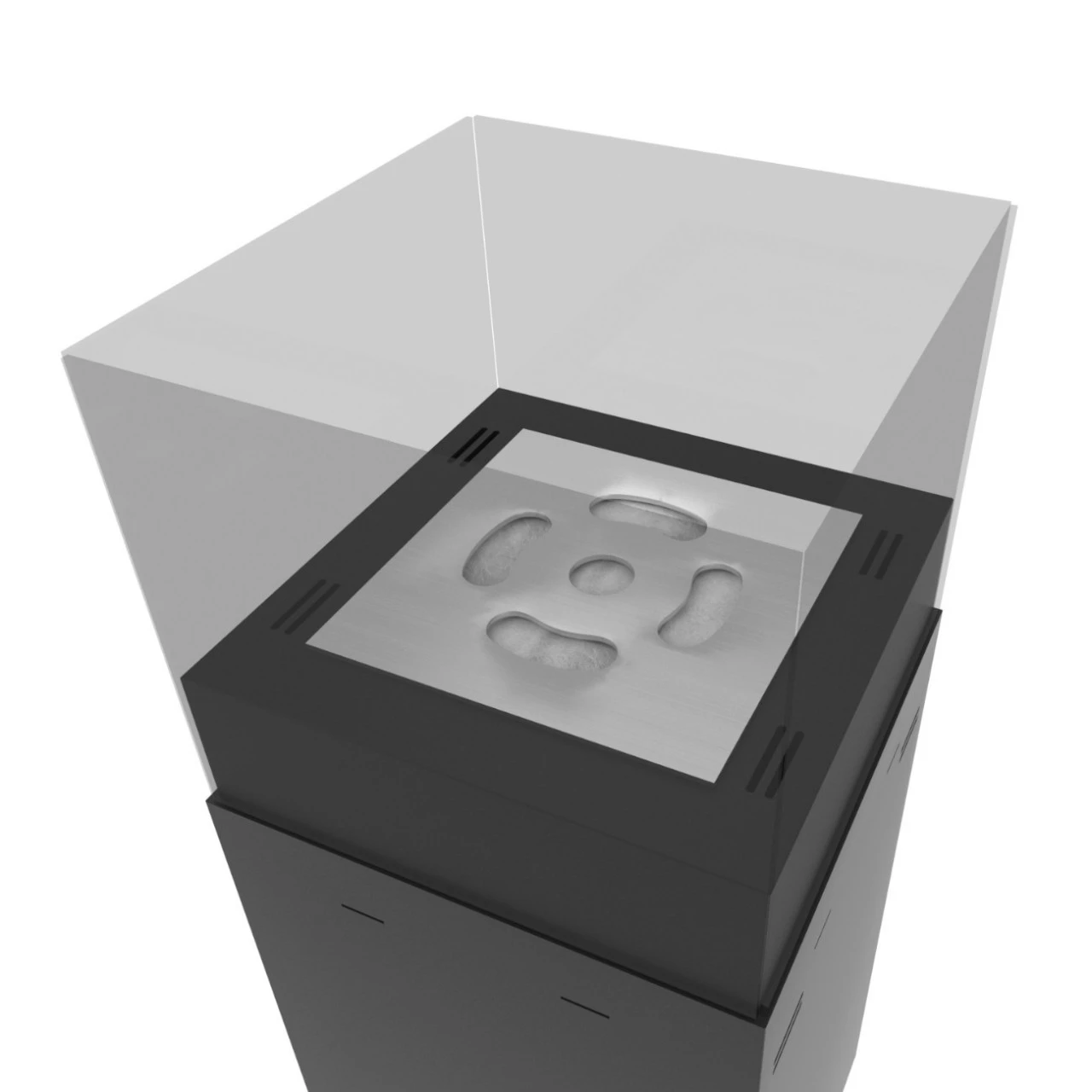 Instand 850 Schwarz Ethanolkamin Feuersäule 12 Instand 850 Schwarz Ethanolkamin Feuersäule – Bild 10