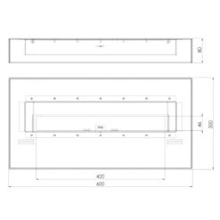Simple Box 600 Ethanolkamin Kassette -Heizungsanlagen ethanol kamin simple box 600 masse2 1280x1280