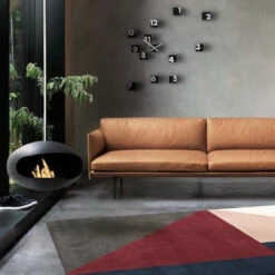 Cocoon Fires AERIS Ethanolkamin Deckenmontage Schwarz/Edelstahl -Heizungsanlagen ethanolkamin aeris schwarz edelstahl web8 1280x1280