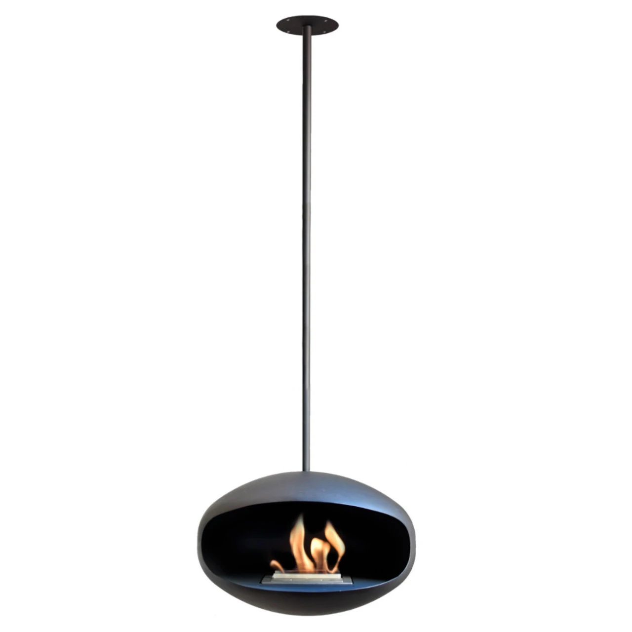 Cocoon Fires AERIS Ethanolkamin Deckenmontage Schwarz 3 Cocoon Fires AERIS Ethanolkamin Deckenmontage Schwarz