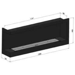 CORNER L1200 Ethanolkamin Einbaukassette Ecke Links 17 CORNER L1200 Ethanolkamin Einbaukassette Ecke Links -Heizungsanlagen ethanolkamin cornerbox1200L masse 1280x1280