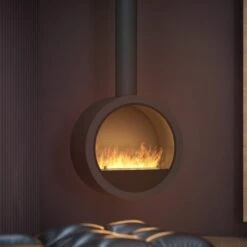 Incyrcle Bio-Ethanolkamin Deckenmontage Schwarz -Heizungsanlagen ethanolkamin incyrcle black web4 1280x1280