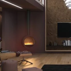 Incyrcle Bio-Ethanolkamin Deckenmontage Schwarz -Heizungsanlagen ethanolkamin incyrcle black web6 1280x1280