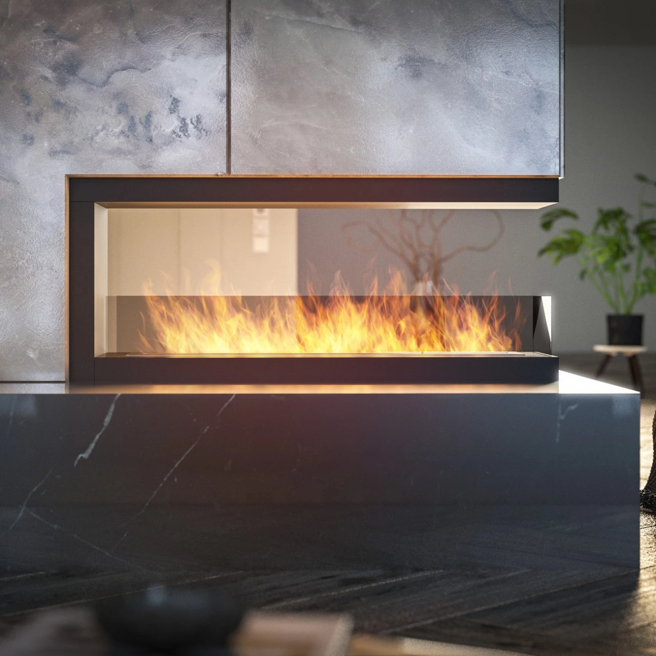 INSIDE U1200 Panorama Ethanolkamin Einbaukassette 5 INSIDE U1200 Panorama Ethanolkamin Einbaukassette – Bild 3