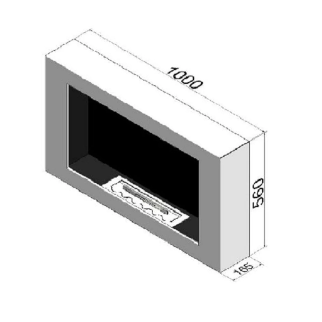 Murall 1000 Designer Ethanolkamin Weiß 14 Murall 1000 Designer Ethanolkamin Weiß – Bild 12