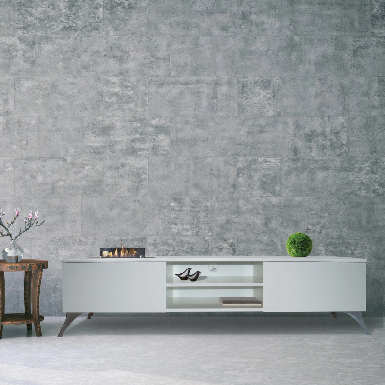 Elin Sideboard Möbelstück Bioethanol Mit Keramik Brenner 4 Elin Sideboard Möbelstück Bioethanol Mit Keramik Brenner – Bild 2