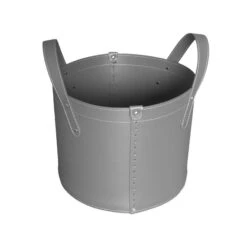 Designer Holzkorb Tonda Anthrazit Aus Regeneriertem Leder Mit Rollen -Heizungsanlagen firestyle tonda anthrazit 3 1280x1280