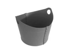 Designer Holzkorb Cadin Anthrazit Aus Regeneriertem Leder Mit Rollen -Heizungsanlagen firestyle cadin k07 anthrazit 4 1280x1280