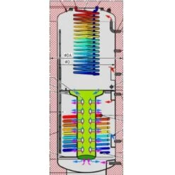 Frischwasser Schichten Kombispeicher FSK1 Mit Solar Wärmetauscher