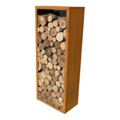 Woodstore - Holzregal / Holzaufbewahrung In Corten